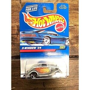 Vintage NOS NEW Hot Wheels 3-Window ‘34 Collector #257